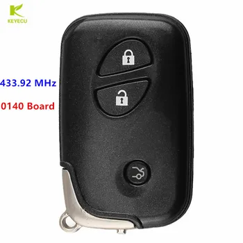 KEYECU Yedek Anahtarsız akıllı anahtar FOB 433.92 MHz 0140 Kurulu Lexus ES350 IS250 IS350 GS300 GS350 GS430 GS450H GS460 LS460