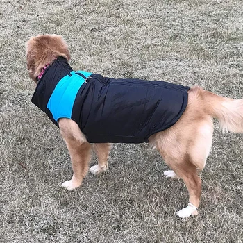 Kış Köpek Giysileri Büyük Köpekler İçin Pet Collie Ceket Alman Çoban Ceket Golden Retriever Yelek Su Geçirmez