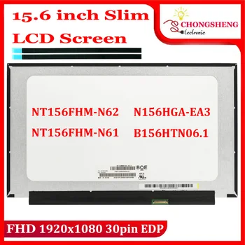 Laptop lcd ekranı NT156FHM-N61 ASUS FL8700F E510 matris ekran paneli değiştirme eDP 30pins FHD 1920*1080