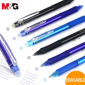 M & G Kawaii Silinebilir kalemler Jel Kalem sevimli jel kalemler okul Siyah/Mavi / Kristal Mavi Yazma not defteri okul malzemeleri