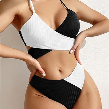 Maillot De Bain Femme 2 Parça Bikini Bikini 2022 Kadın Mujer Mayo Seksi Mikro Ropa Yüzme Mayo Yüksek Bel Bikiniler H