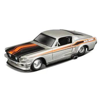 Maisto 1: 64 HARLEY-1967 Ford Mustang GT Chevrolet Bel Hava die-cast hassas model araba Modeli koleksiyonu hediye