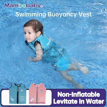 Mambobaby Yüzme Yüzdürme Yelek Ceket Hava Ücretsiz Bebek yüzme simidi Puddle Jumper Güvenlik Çocuklar yüzmek Yardım Yelek