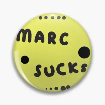 Marc Berbat Pin Yumuşak Düğme Pin Rozeti Komik Hediye Takı Yaka Pin Şapka Moda Metal Kadınlar Sevimli Dekor Yaka Broş Sevgilisi