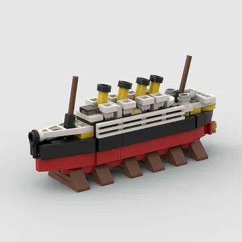 mini Titanic Film görüntüleri Cruise Yaratıcı Masaüstü süslemeleri MOC Modeli Yapı taşları tuğla oyuncak Hediye
