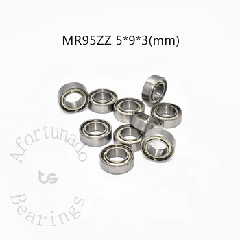 Minyatür Rulman 10 adet MR95ZZ 5*9*3 (mm) ücretsiz kargo krom çelik Metal mühürlü Yüksek hızlı Mekanik ekipman parçaları