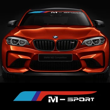 Moda Spor Araba Ön ön cam etiketi Araba pencere vinil DIY Çıkartmaları Araba aksesuarları BMW E39 E46 F10 F20 F30 X1 X3 X5 X6