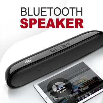 NBY 8890 Bluetooth hoparlör Taşınabilir 3D Stereo Müzik Surround Hoparlör Derin Bas Kablosuz Hoparlör