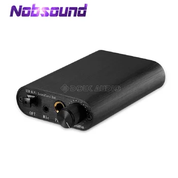 Nobsound Mini HiFi Ses Kartı DAC TDA1387 USB 8X Ses Çözme kulaklık amplifikatörü DTS / AC3 Koaksiyel Optik Dijital Çıkış