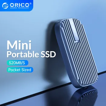 ORICO Mini Taşınabilir SSD 480GB 240GB Tip - C 520 M/S Harici Katı Hal Sürücü M. 2 SATA NGFF USB C Harici SSD sabit diskler