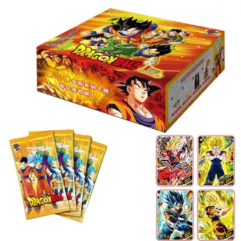 Orijinal dragon topu Kartı Son Goku Saiyan Anime Figürleri Kahraman Kart Koleksiyonu Flash Kart oyunu Kartları Masa Oyuncakları Çocuk Hediye Oyuncaklar