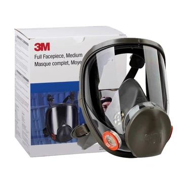 Orijinal Tam Yüz Parçası Yeniden Kullanılabilir 6800 Solunum Organik Buhar Filtresi Gaz Maskesi Boyama Parlatma Kaynak ve Toz Orta