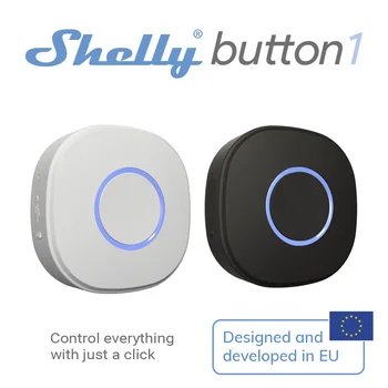 Shelly Button1 Wifi Kumandalı Aksiyon ve Sahneler Aktivasyon Düğmesi Farklı Sahneleri Uzaktan Kontrol Edin ve Etkinleştirin veya Devre Dışı Bırakın