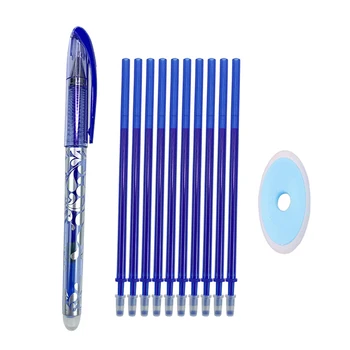 Silinebilir Kalem Seti 0.5 mm Mavi siyah renkli mürekkep Yazma Jel Kalemler Yıkanabilir Kolu Okul Ofis Kırtasiye Malzemeleri