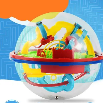 Sıcak 3D Bulmaca Komik Labirent Top 299 Seviye Büyülü Akıl Mermer Bulmaca Oyunu IQ Dengesi Eğitici Oyuncaklar Çocuklar İçin Yetişkin Topu Oyuncak