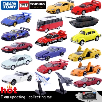Takara Tomy Tomica Premium Araba Tankı Uçak Araçlar HONDA NİSSAN GTR Porsche TOYOTA Subaru Diecast model seti Oyuncaklar