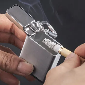Taşınabilir Mini Küllük Kapaklı Anahtarlık Cep Seyahat Küllük Sigara Metal Şişe Depolama Paketi