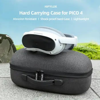 Taşınabilir VR Aksesuarları PİCOs 4 VR Kulaklık Seyahat Taşıma Çantası EVA saklama kutusu Picos 4 Pro Koruyucu saklama çantası