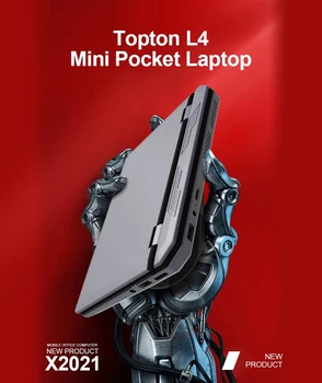 Topton 7 İnç Mini Cep Dizüstü Dokunmatik Ekran Celeron J4105 12 GB DDR4 Max 2 TB Ultrabook Dizüstü 2.0 MP Kamerası Netbook Windows 10