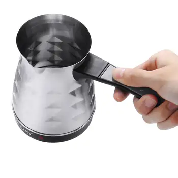 Türk cezve elektrikli makinesi hızlı ısı çay / süt yapma makinesi ev ofis plastik italyan espresso moka pot 600 W