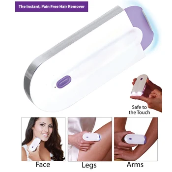 USB Şarj Edilebilir Kadın Saç Silgi Saç dokunmatik ışık Güvenli Sensör Tıraş Makinesi Kadın Yüz Bacak Bikini El Tıraş Makinesi Saç Çıkarıcı Bayan