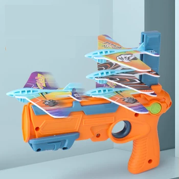 Uçak Launcher Kabarcık Mancınık Uçak Oyuncak Uçak Oyuncak Çocuklar için uçak Mancınık atıcılık Oyunu Oyuncaklar Açık Spor Oyuncaklar