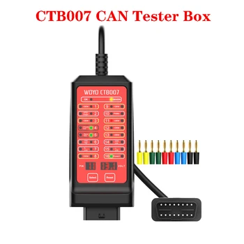 WOYO CTB007 CAN Test Cihazı 12V 24V Break Out Kutusu Algılama CAN Bus Devre 16 Pin OBD2 Protokolü Programlama Tarayıcı Teşhis Aracı