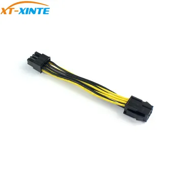XT-XINTE 1 ADET 6 Pin Dişi 8 Pin Erkek PCI Express Dönüştürücü CPU Grafik Video Güç Kablosu 6Pin ila 8Pin PCIE Güç Kablosu