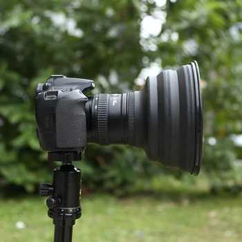 Yansımasız Katlanabilir Silikon lens kapağı lens kapağı Anti-Cam Lens Kapağı Kamera Görüntüleri Videolar Fotoğrafçılar