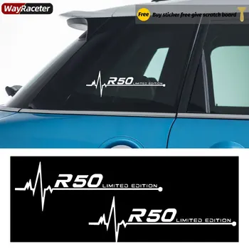 Yansıtıcı Vinil Araba Pencere Sticker Vücut Çıkartması MINI Cooper İçin R50 R52 R53 R55 R56 R57 R58 R59 R60 R61 F54 F55 F56 F57 F60