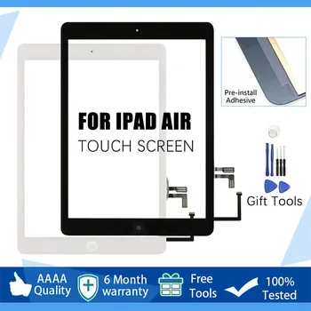Yeni iPad Hava 1 Için A1474 A1476 A1475 iPad5 LCD Dış dokunmatik ekran digitizer Ön Cam Ekran Dokunmatik Panel Değiştirme
