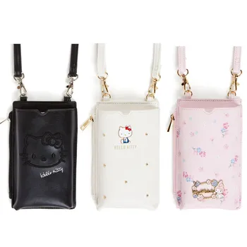 Yeni Kawaii Sevimli Anime Kız Çocuklar Mini PU postacı çantası Telefonu çanta bozuk para cüzdanı Çocuklar İçin