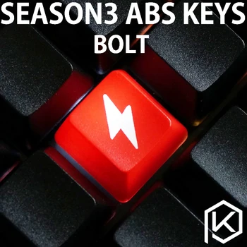 Yenilik Parlıyor Keycaps ABS Kazınmış, Parlatıcı Ile cıvata siyah kırmızı özel mekanik klavyeler ışık oem profil