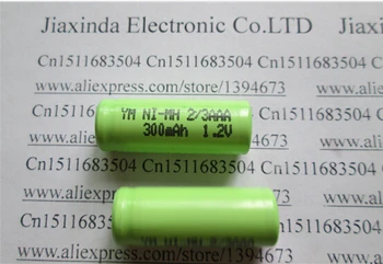 YENİ 1.2 V 2 / 3AAA 300mAh 1. 2V300mah 2/3 AAA Nİ-MH şarj edilebilir pil Nikel metal hidrit şarj pil piller 10 ADET / grup