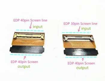 YENİ ekran LED EDP 30pin to 40pin dönüştürücü kablosu adaptörü EDP 40pin to 40pin konektörü