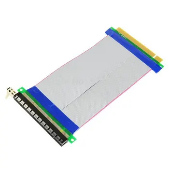 Zihan 20cm PCI-E Express 16X ila 16x Erkek Kadın Yükseltici genişletme Kartı Şerit Kablo
